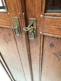 Arts & Crafts Armoire or Bookcase In the style of Architect Lauweriks, 1890s